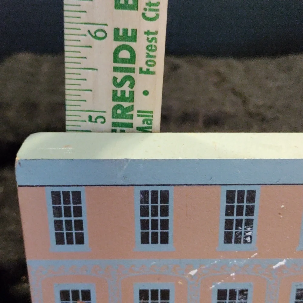 Vintage wooden signed numbered Charleston building - Picture 8 of 16